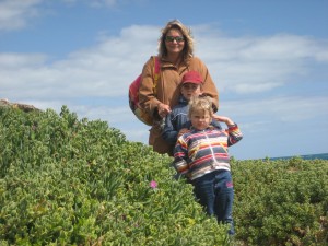 Tour Guide Petra with kids on Penguin Island, Rockingham