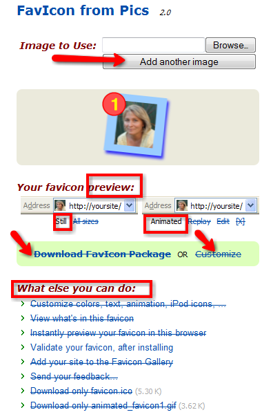 create favicon